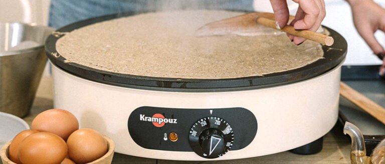 Crepes-recette.com - Présentation de la crêpière électrique Krampouz Armen CFAR4AA-KR